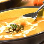 Vegane Kuerbis Creme Suppe